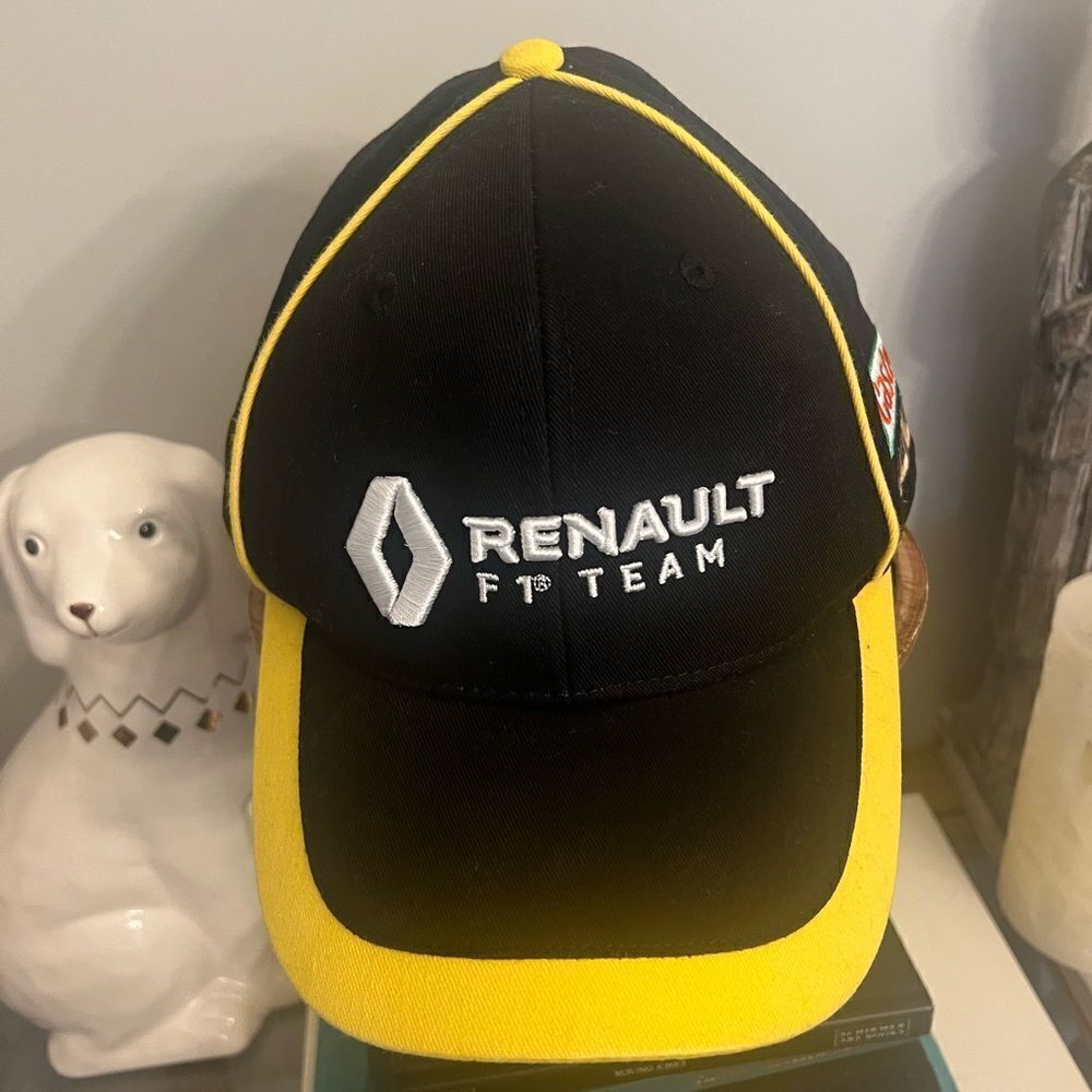 Renault F 1 Rqce team Carrol‎ Edge adjustable men’s Hat.formula 1.